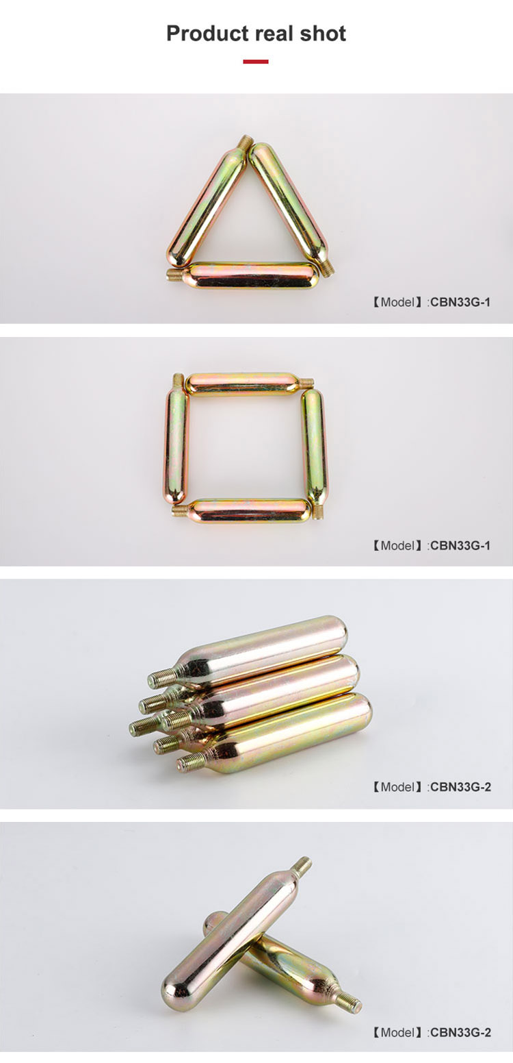 33g CO2 Thread Cartridges Cylinders