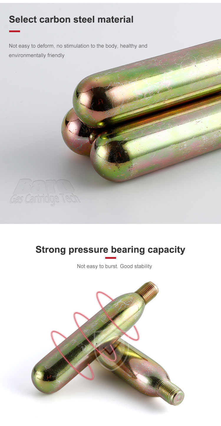 45g CO2 Cartridge For Horse Riding Airbag